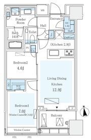 パークコート ザ・三番町ハウスの間取り画像