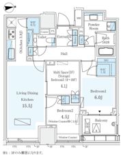 パークコート ザ・三番町ハウスの間取り画像