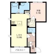 ソレアード Aの間取り画像