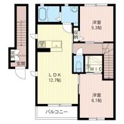 アーバンヒルズCの間取り画像