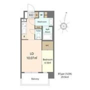 Alivis六本松の間取り画像