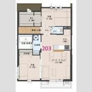 フルーレMの間取り画像