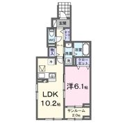 CRECIRの間取り画像