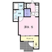 インクリーズ ウィステリアⅡの間取り画像