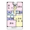 ウエスト カレントの間取り画像