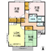 グリーンパラシオン 7の間取り画像