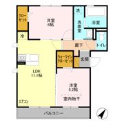 アネシス Ⅱの間取り画像