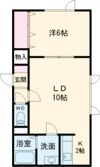 CrewⅠの間取り画像