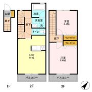 アルカサル北柏の間取り画像