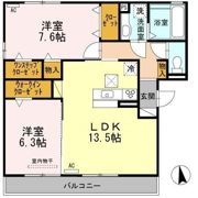 SEJOUR TAMMY（ｾｼﾞｭｰﾙﾀﾐｰ）の間取り画像