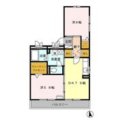 エクセラン彩の間取り画像