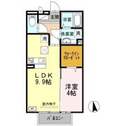 プレベール B棟の間取り画像