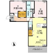 リジェールイーストの間取り画像