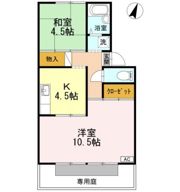 プレジール小﨑の間取り画像