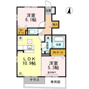 クレール C棟の間取り画像