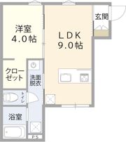 アーバンブランチ鳥屋野南Aの間取り画像