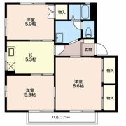 グリーンヒルズ Hの間取り画像