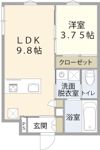 アーバンブランチ鳥屋野南Bの間取り画像