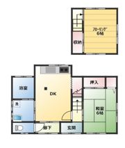 上条4丁目2-43貸家の間取り画像