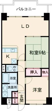 ライフコート富雄の間取り画像