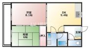 アベニュー布瀬の間取り画像
