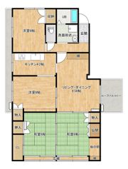 ニューサンシティコープの間取り画像