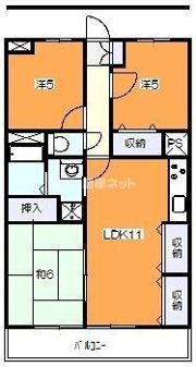 レジダンスボヌール籠原の間取り画像