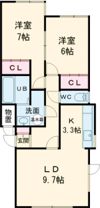 ハイツピレニーの間取り画像