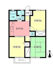 NYコーポ・Dの間取り画像