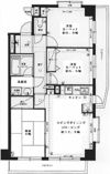 ライオンズマンション稲荷山公園の間取り画像