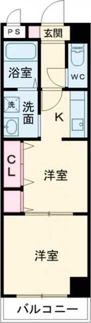 パレ・ドールⅠの間取り画像