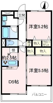 サンロイヤル富士見の間取り画像