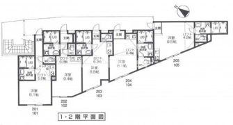 リブコート霞ヶ関の間取り画像