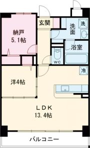 Le Vert 高槻の間取り画像