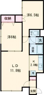 パレーシャルいくたの間取り画像