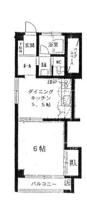 霞コーポの間取り画像