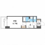 プレサンスOSAKA DOMECITYクロスティの間取り画像