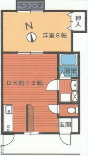 サンライズ山本Bの間取り画像
