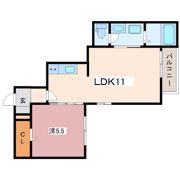 Villa CRESTの間取り画像