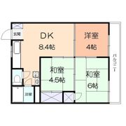 エステート二本松の間取り画像