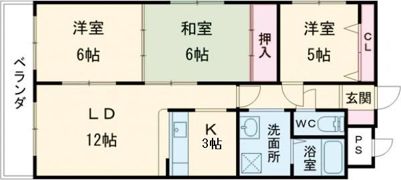 Jステージ若草の間取り画像