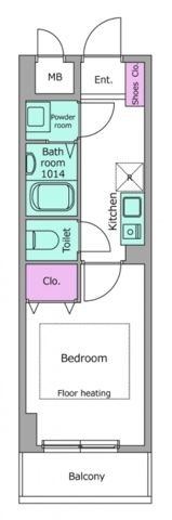 ラクラス菊名の間取り画像