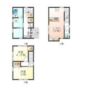 今里借家（東側）の間取り画像