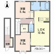 テラスコート東垣生 A棟の間取り画像