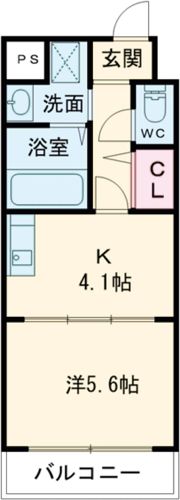 アベニュー岡の間取り画像