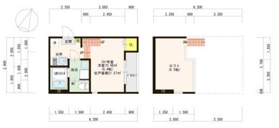 グランドエル福大前の間取り画像