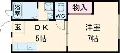 メゾン桜が丘の間取り画像