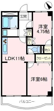 アマン狭山台の間取り画像
