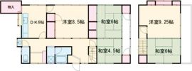 熊谷代貸家の間取り画像