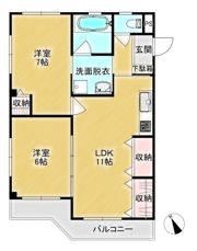 ロイヤルハイツ金子Ⅰの間取り画像